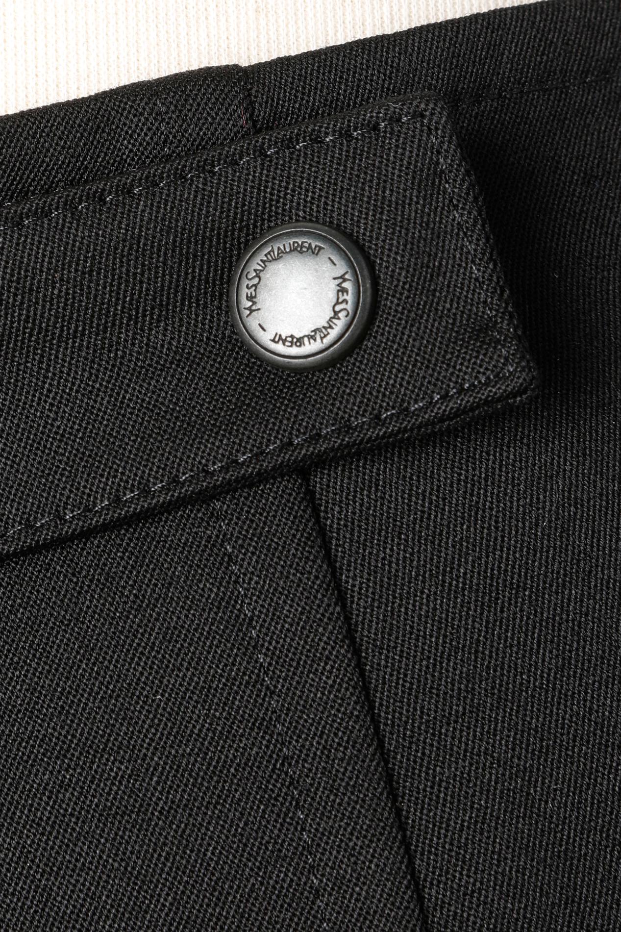 Black wool skirt Yves Saint Laurent Rive Gauche  In Excellent Condition For Sale In Saint-Ouen-Sur-Seine, FR