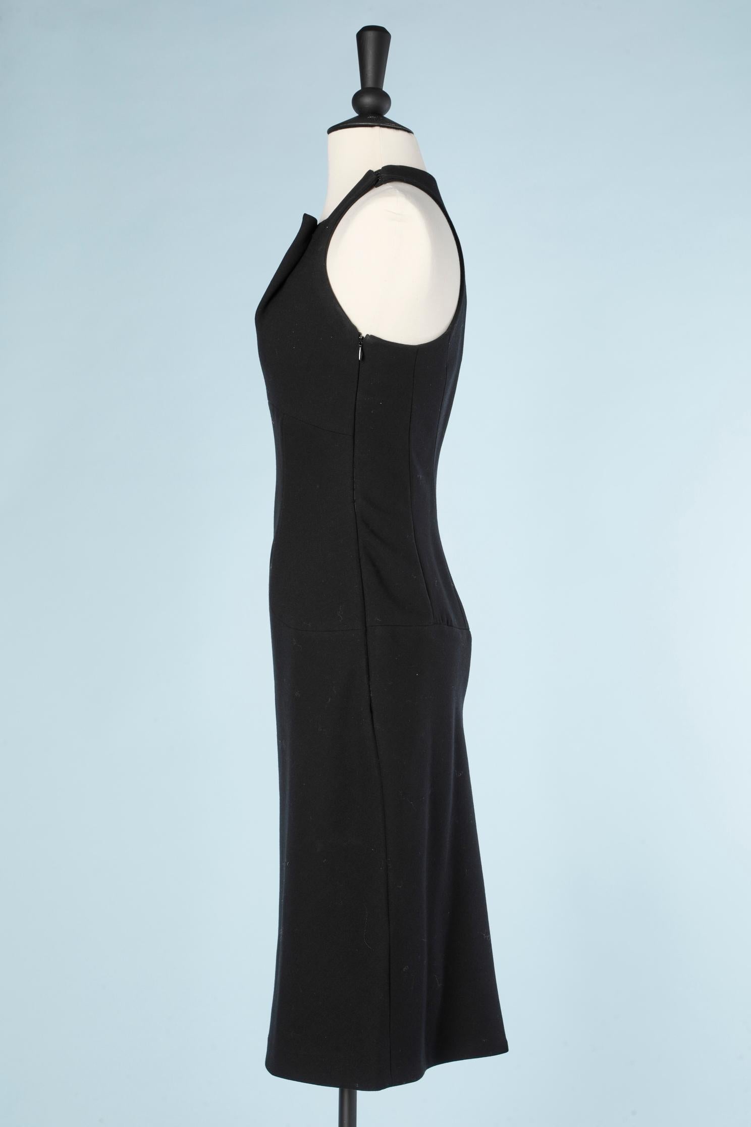 Black wool  sleeveless dress AlaÏa In Excellent Condition In Saint-Ouen-Sur-Seine, FR