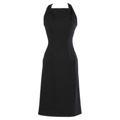 Black wool  sleeveless dress AlaÏa
