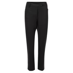 Black Wool Slip Pocket Tailored Trousers Size XL