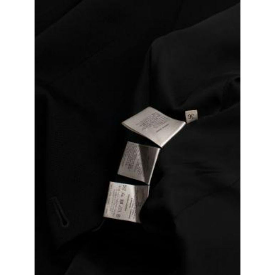 Black Wool Tailored Jacket In Good Condition For Sale In London, GB