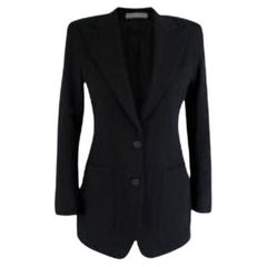 Black Wool Tailored Jacket