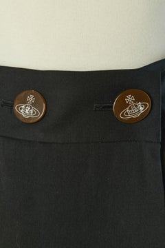 Black wool wrap skirt VIVIENNE WESTWOOD Red Label