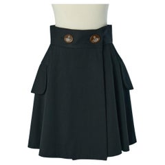 Black wool wrap skirt VIVIENNE WESTWOOD Red Label