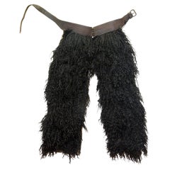 Antique Black Wooly Chaps by Henry L. Kuck