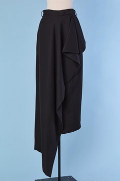 Black wrapped and asymmetrical skirt ALEXANDRE VAUTHIER