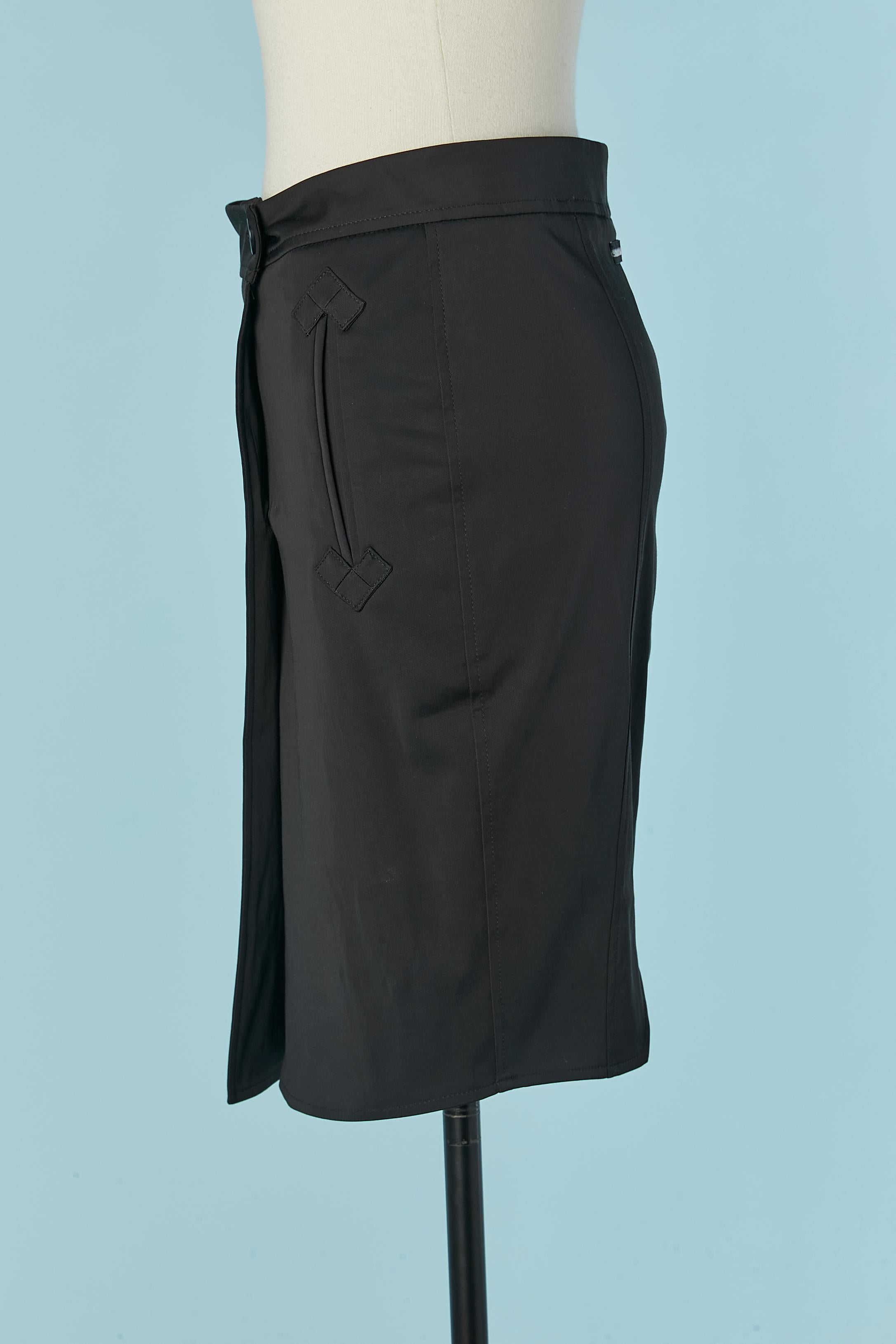 Black wrapped skirt Jean-Paul Gaultier Jeans 1