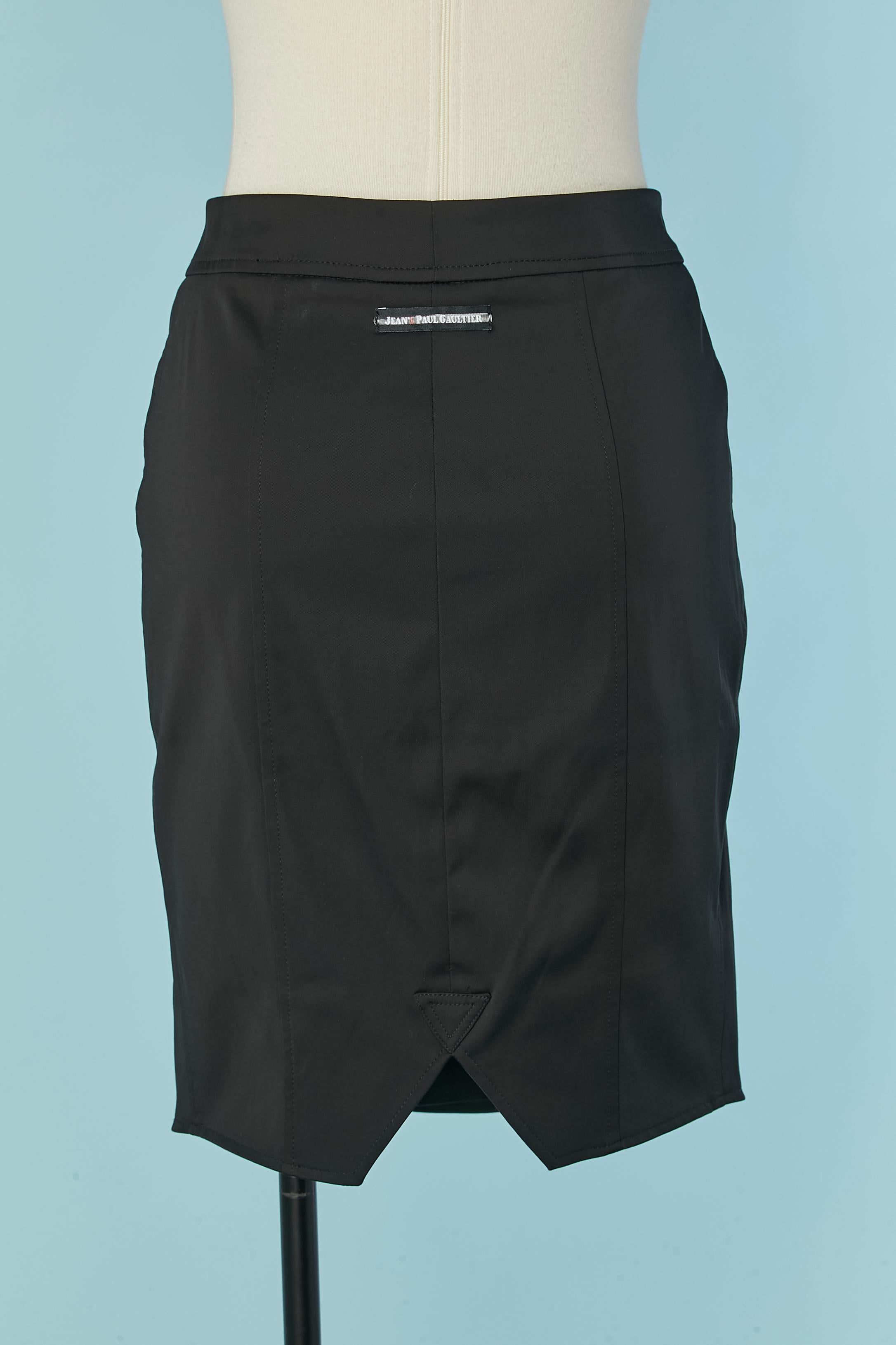 Black wrapped skirt Jean-Paul Gaultier Jeans 2