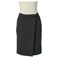 Black wrapped skirt Jean-Paul Gaultier Jeans