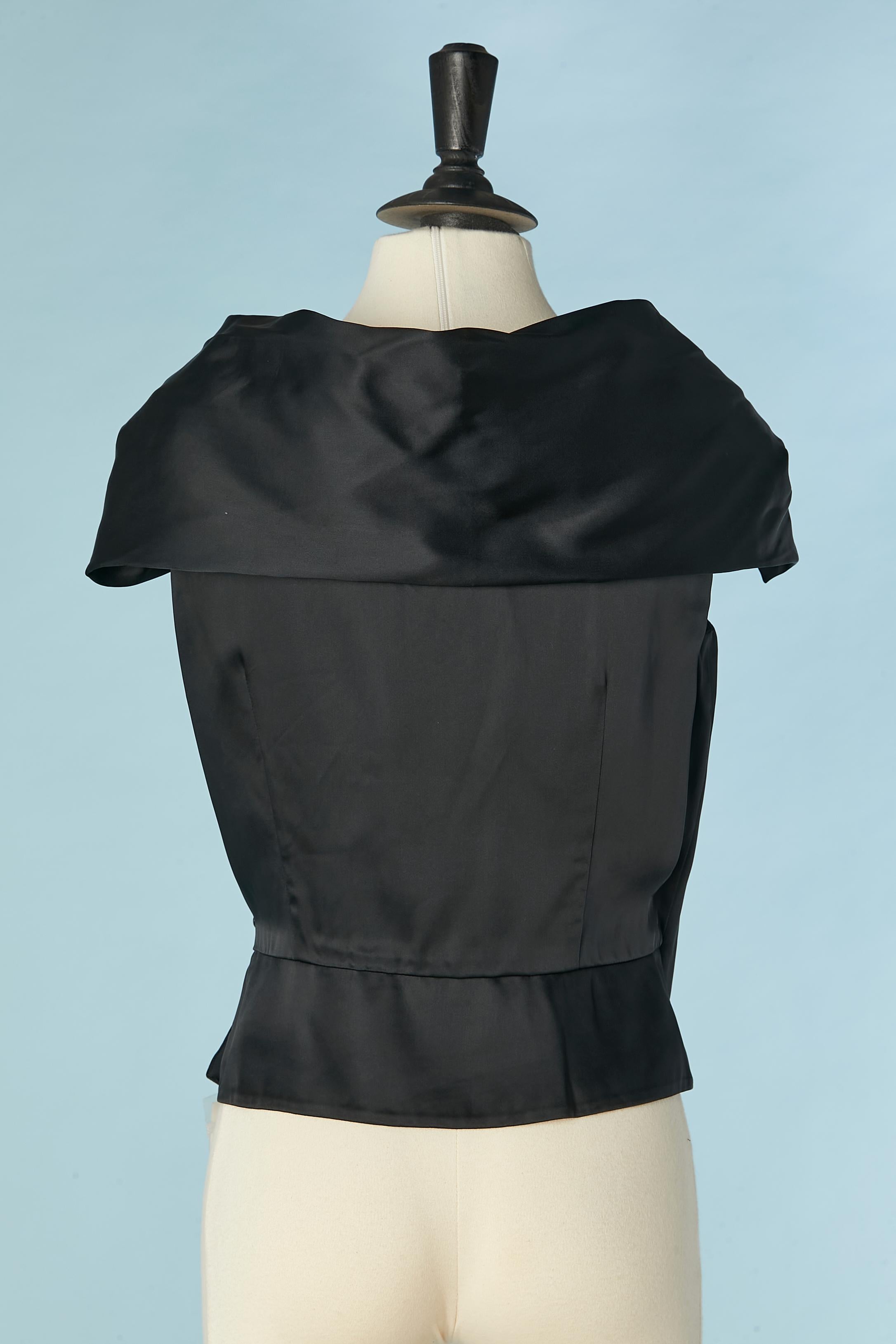 Top sans manches enveloppé noir RED LABEL by VIVIENNE WESTWOOD  Nouveau SS 2006 en vente 1