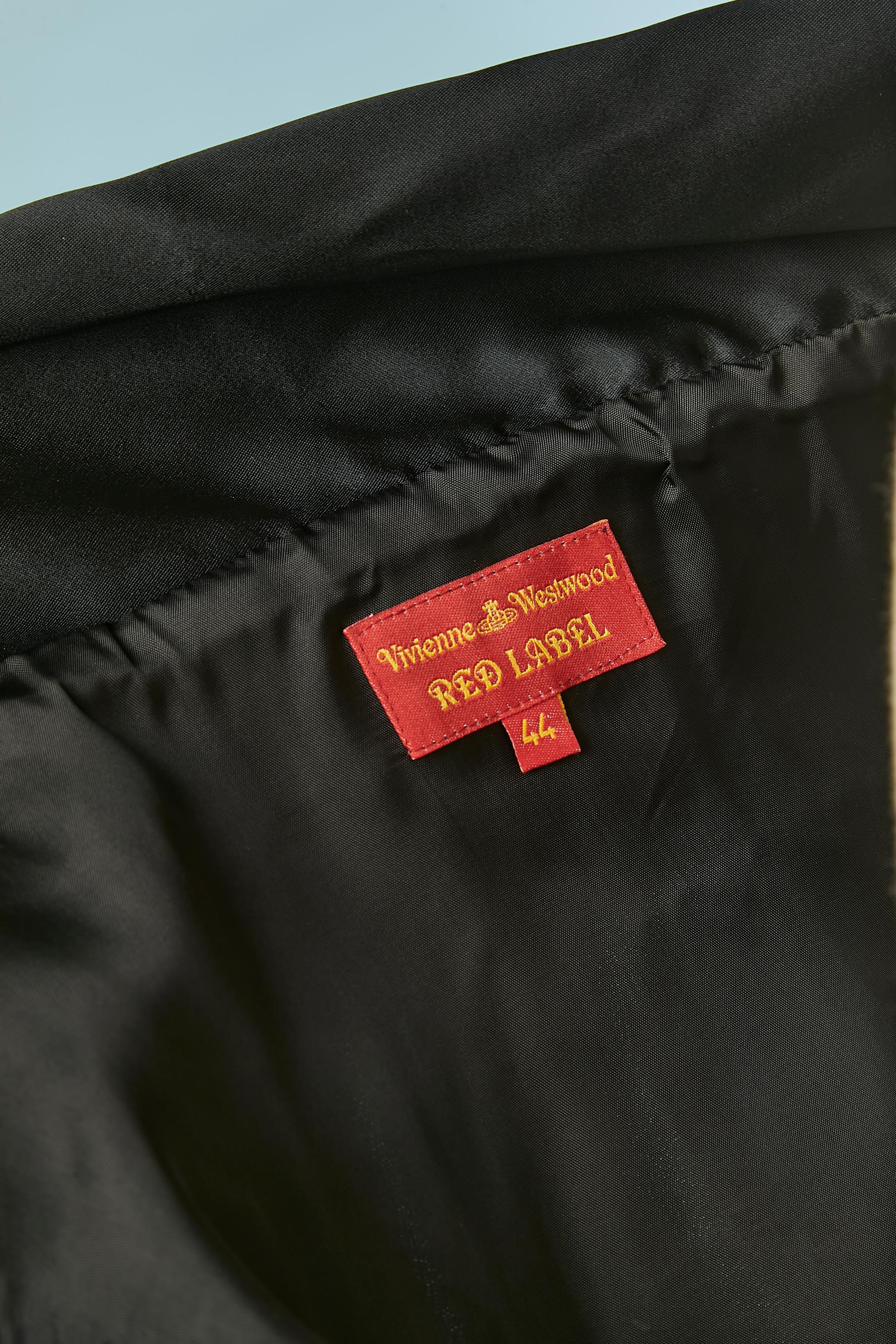 Top sans manches enveloppé noir RED LABEL by VIVIENNE WESTWOOD  Nouveau SS 2006 en vente 2