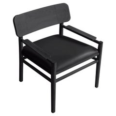 Black XVI Décima Sexta Lounge Chair by Joel Escalona