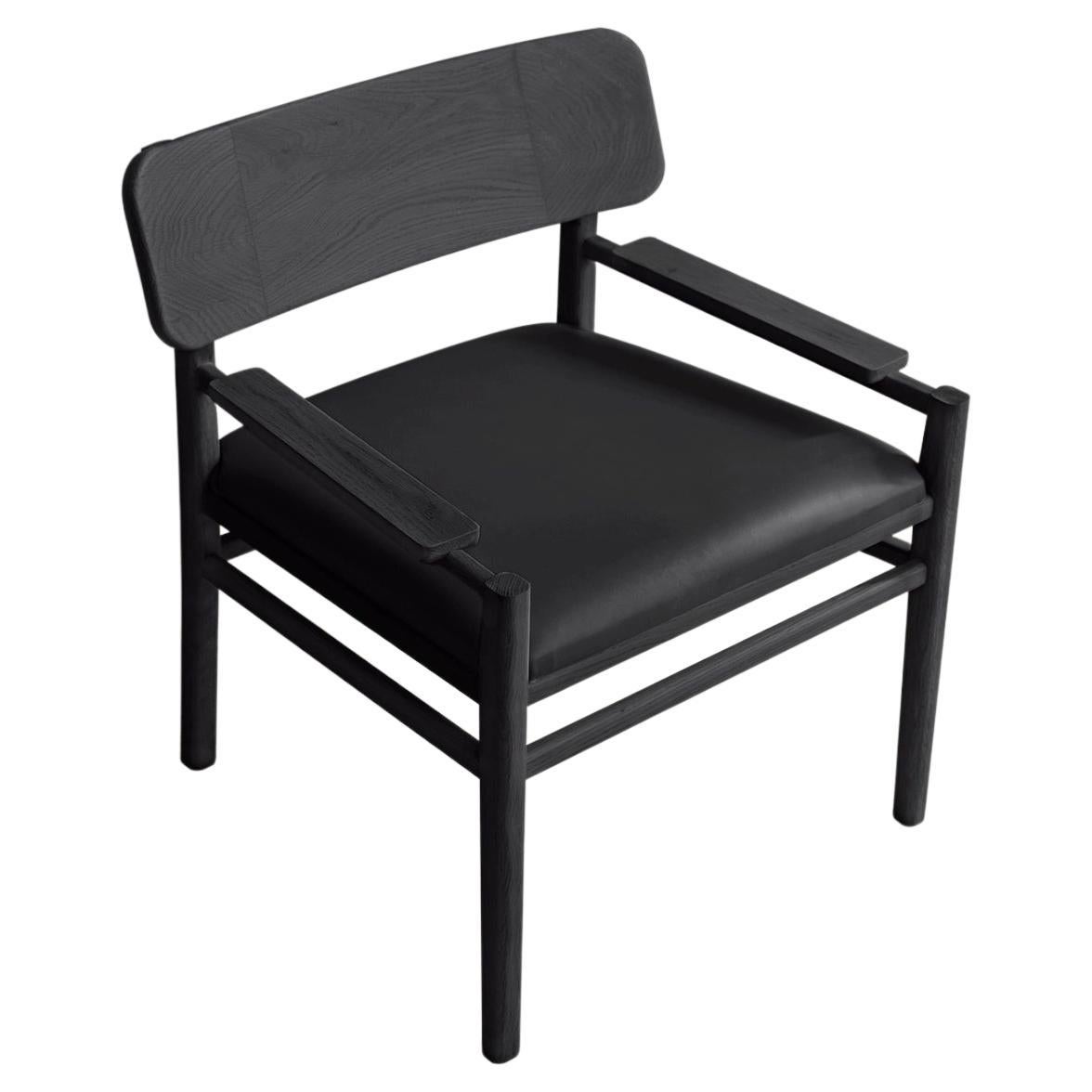 Black XVI Décima Sexta Lounge Chair by Joel Escalona For Sale
