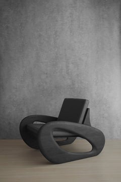 Black XVII Sherman Lounge Chair by Arturo Verástegui