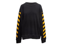 Black & Yellow Moncler x Off-White Crew Neck Sweater Size US XL