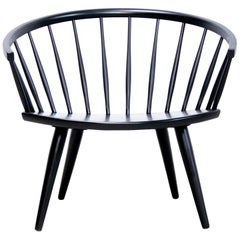 Black Yngve Ekstrom Arka chair by Swedese, 1960