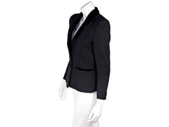 Black Yves Saint Laurent Encore Wool Blazer