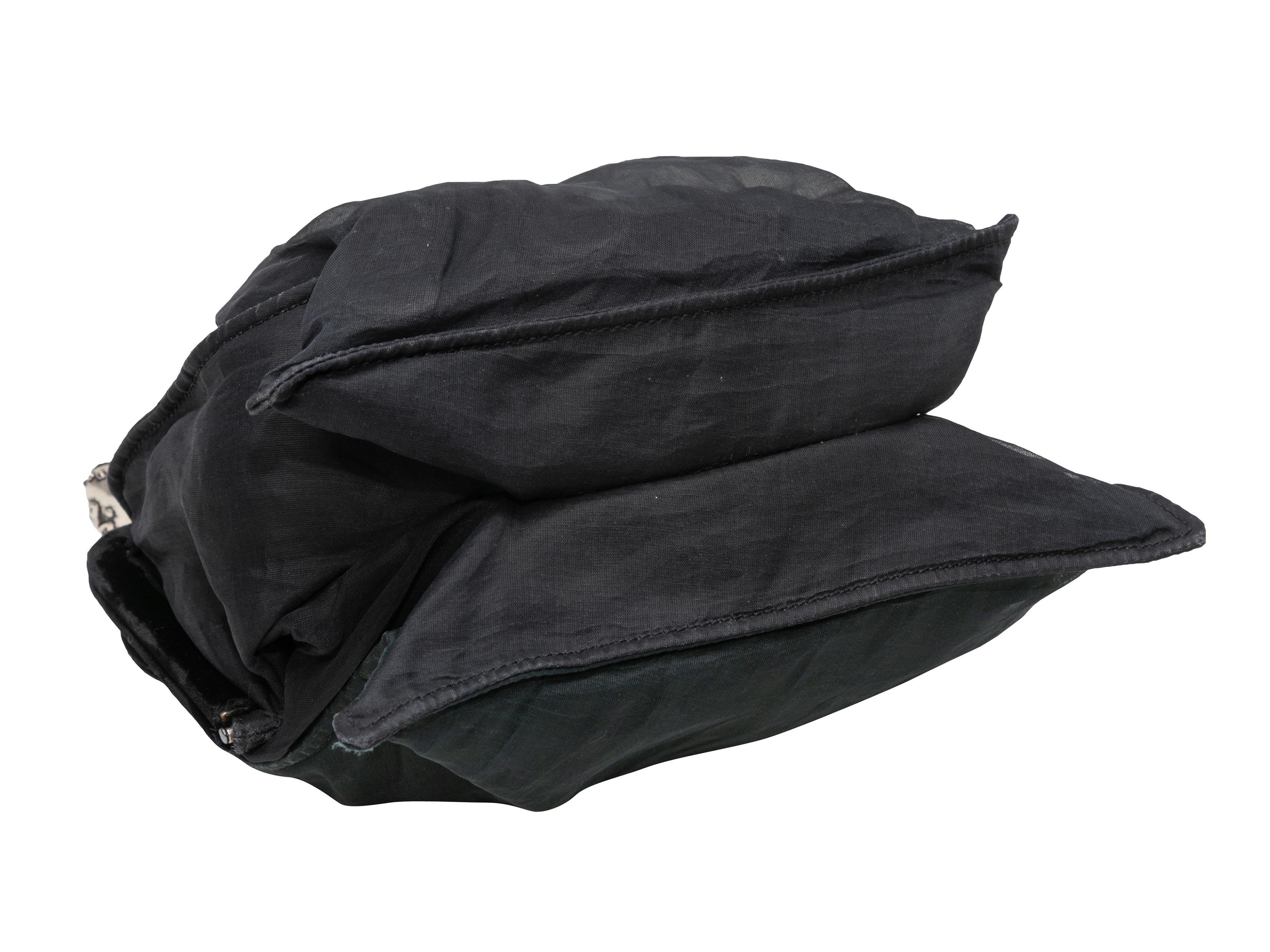 Black Yves Saint Laurent Mombasa Handbag 1