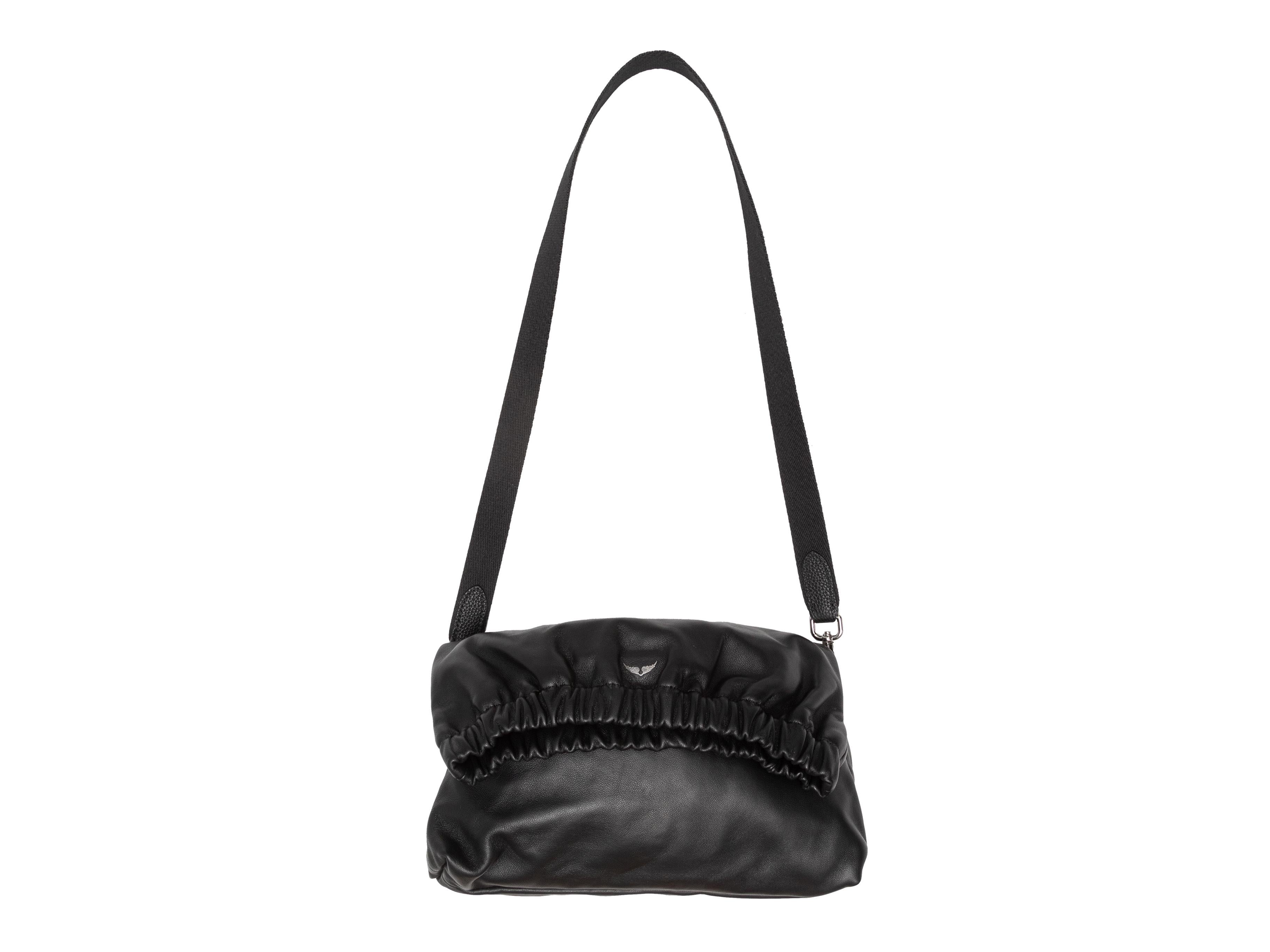 Black Zadig & Voltaire Rockyssime Shoulder Bag In Excellent Condition In New York, NY