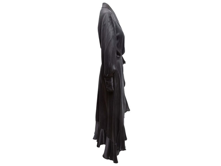 zimmermann black silk wrap dress zimmermann black silk wrap dress by Zimmermann