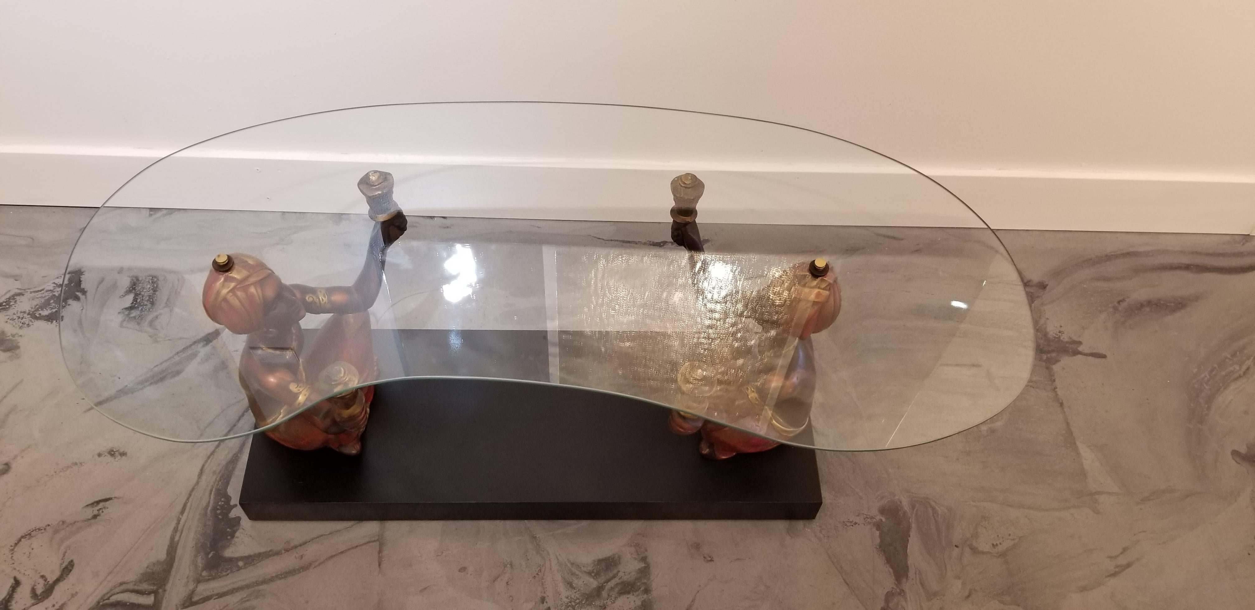 American Blackamoor Coffee Table, circa 1950