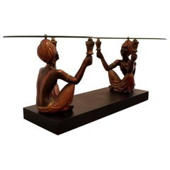Blackamoor Coffee Table, circa 1950