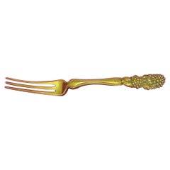 Blackberry by Tiffany & Co. Sterling Silver Fruit Fork Vermeil 3-Tine