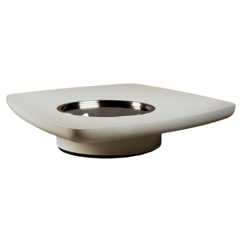 Blackbird Low - Glossy Wood Coffee Table For Sale