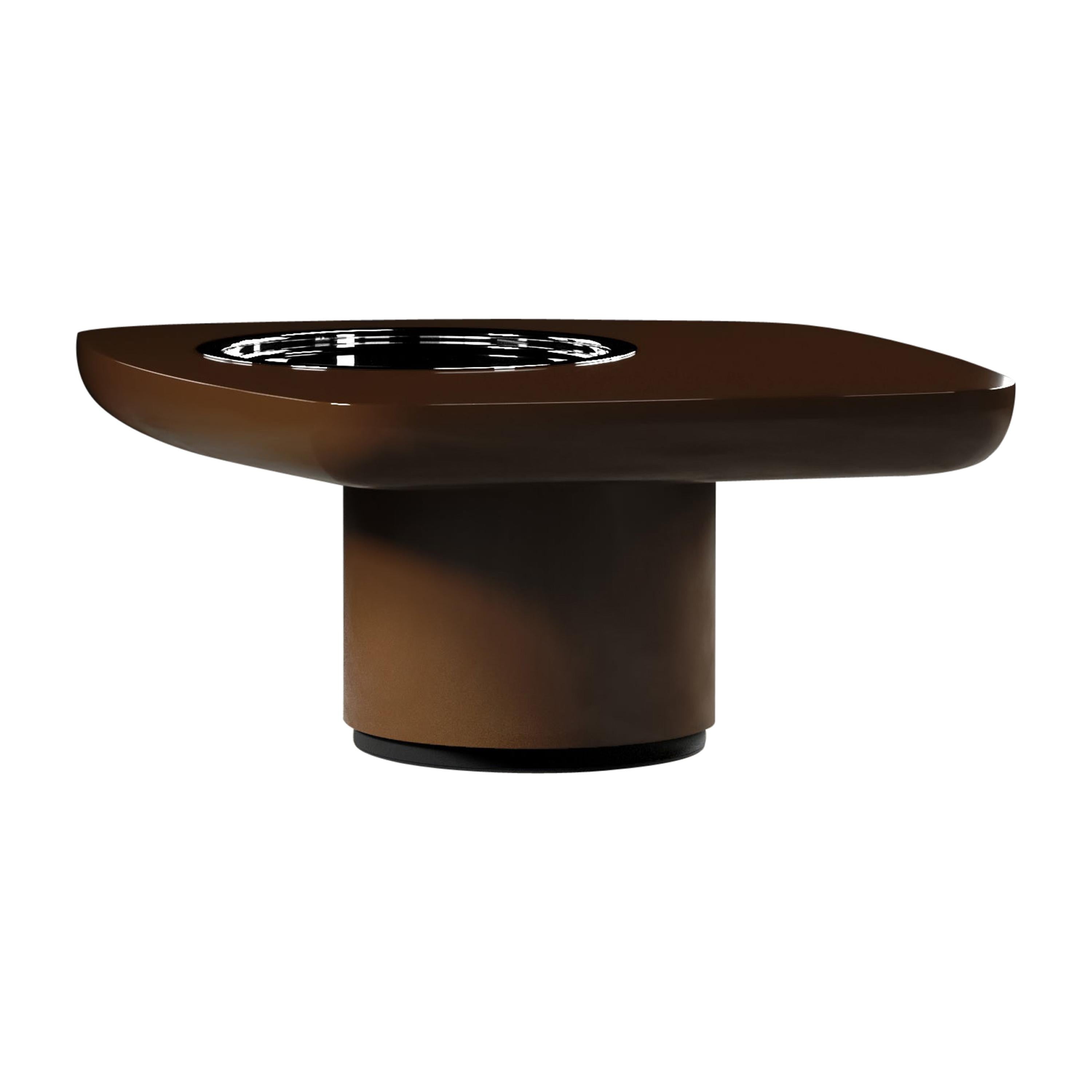 Blackbird Mid  - Glossy Wood Coffee Table For Sale