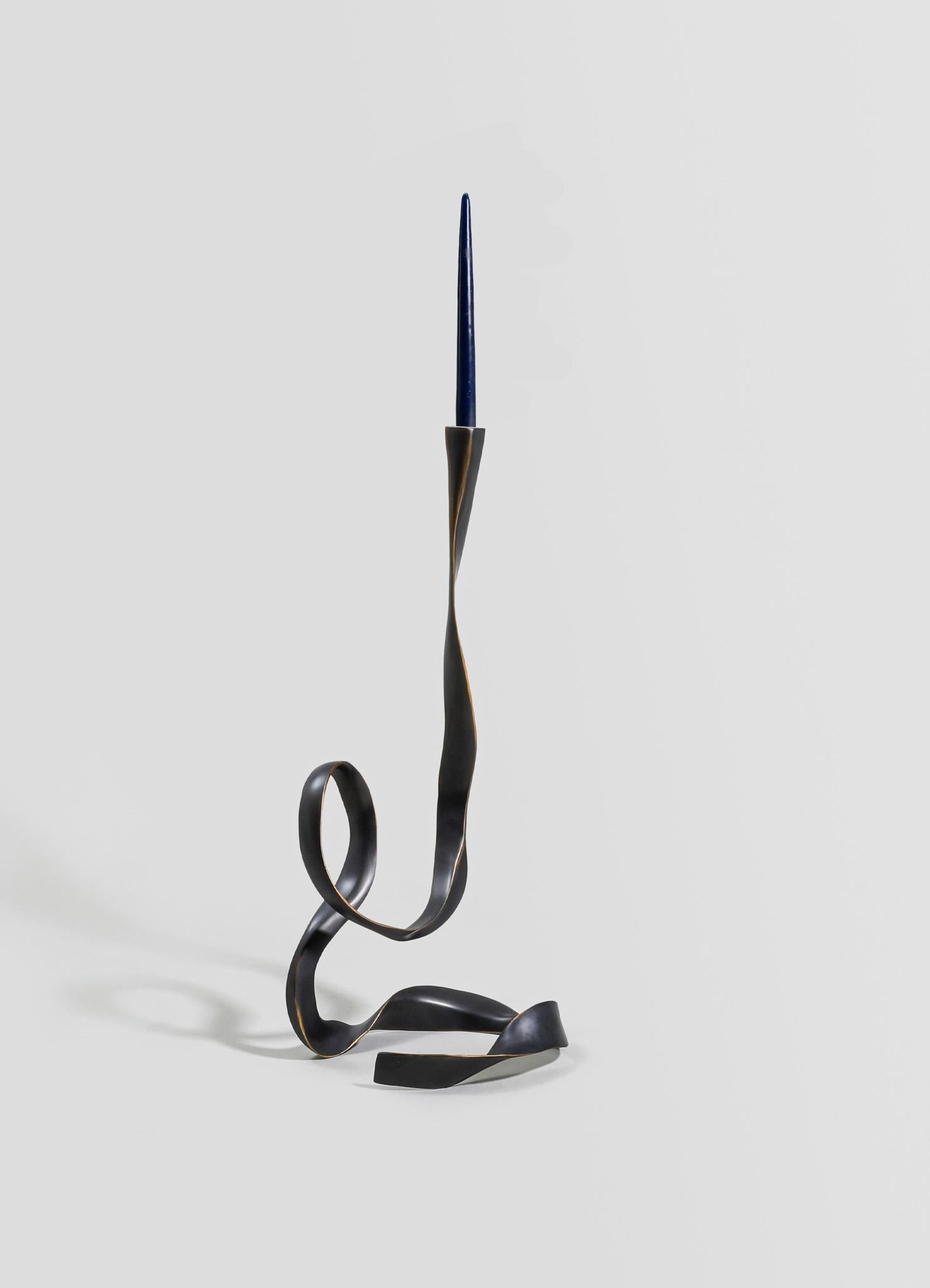 Moulage Petit support de bougie Blackbuck en laiton, Viya by Vikram Goyal en vente