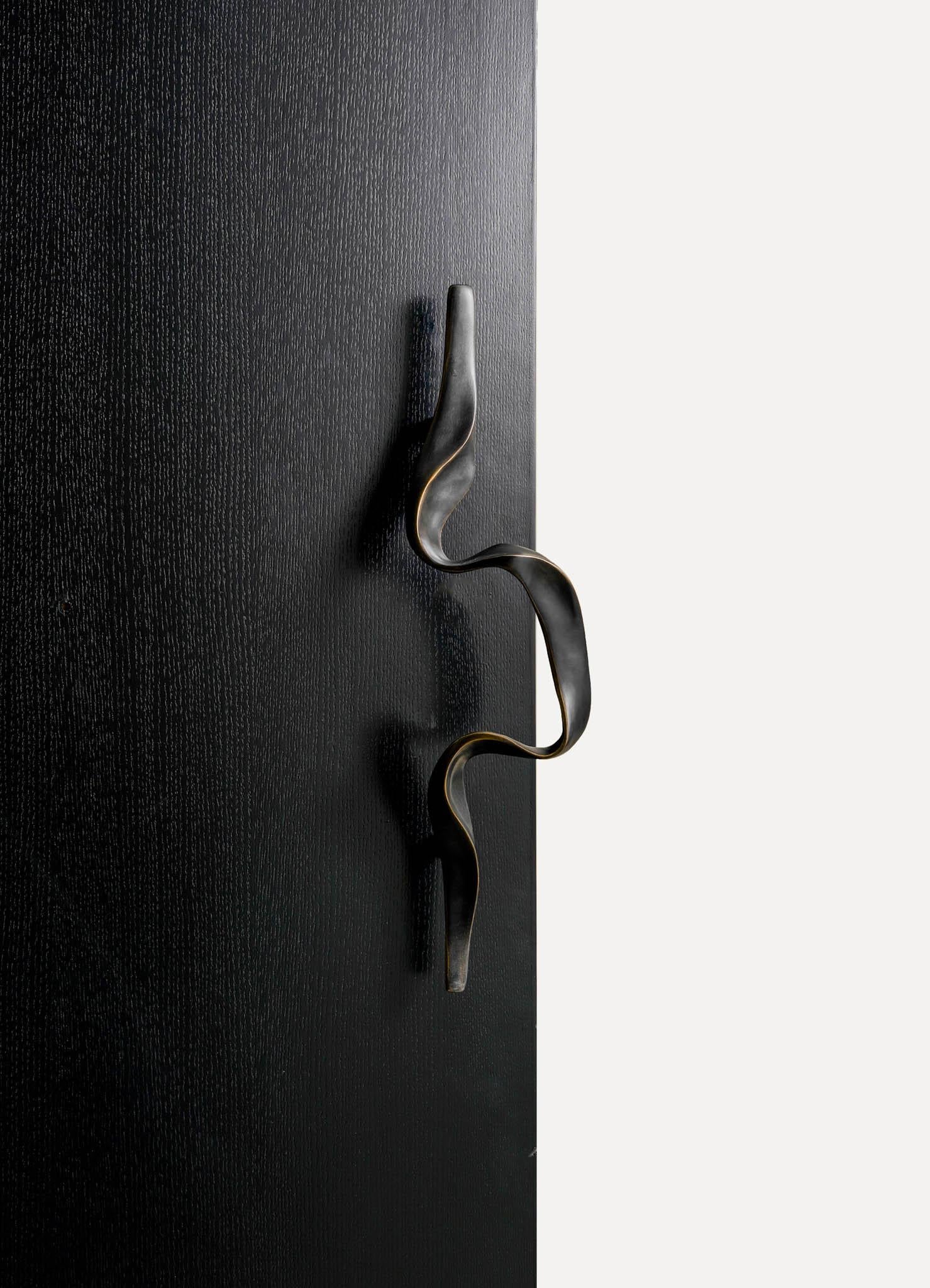 Indian Blackbuck Handle A in Brass, Viya by Vikram Goyal For Sale