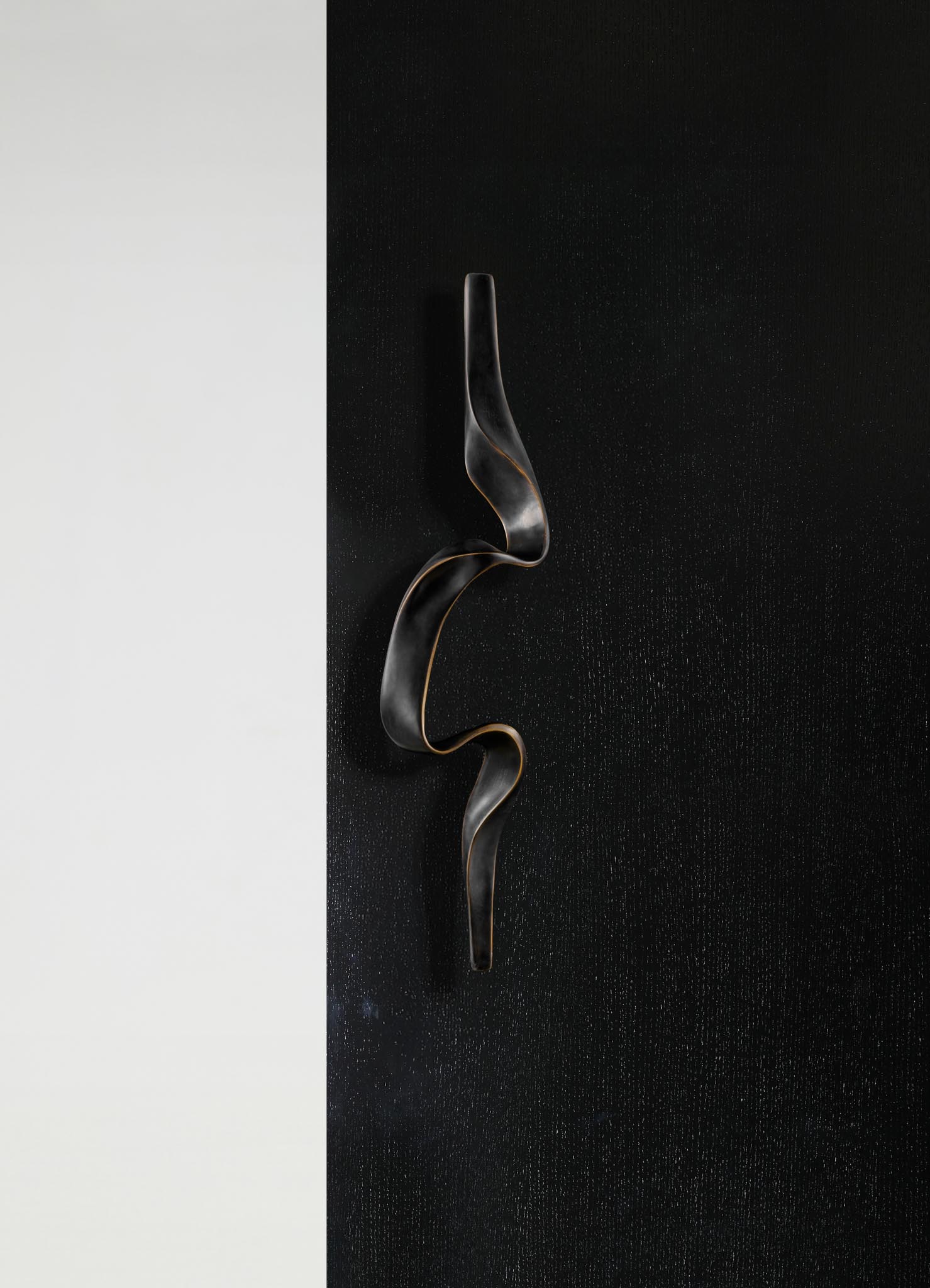 Blackbuck Handle B in Brass, Viya by Vikram Goyal