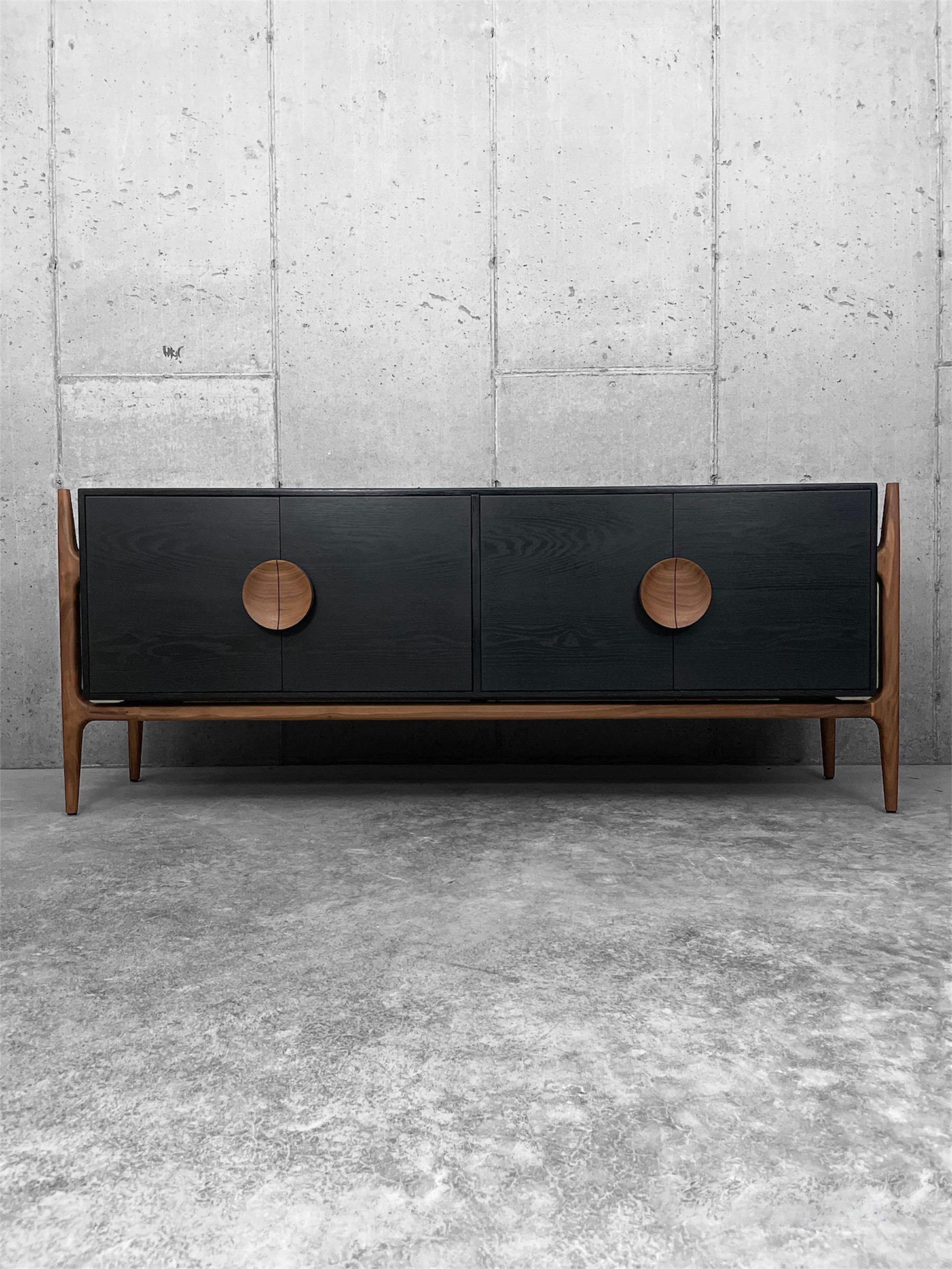 Sideboard No.1 is a highly detailed and functional cabinet featuring traditional joinery that has been lost in today’s fast built, throw away furniture. Although there have been multiple made, no two are the same and are unique in their own way.