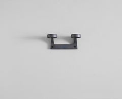 Contemporary Blackened Duo Bottle Bracket by Henry Wilson