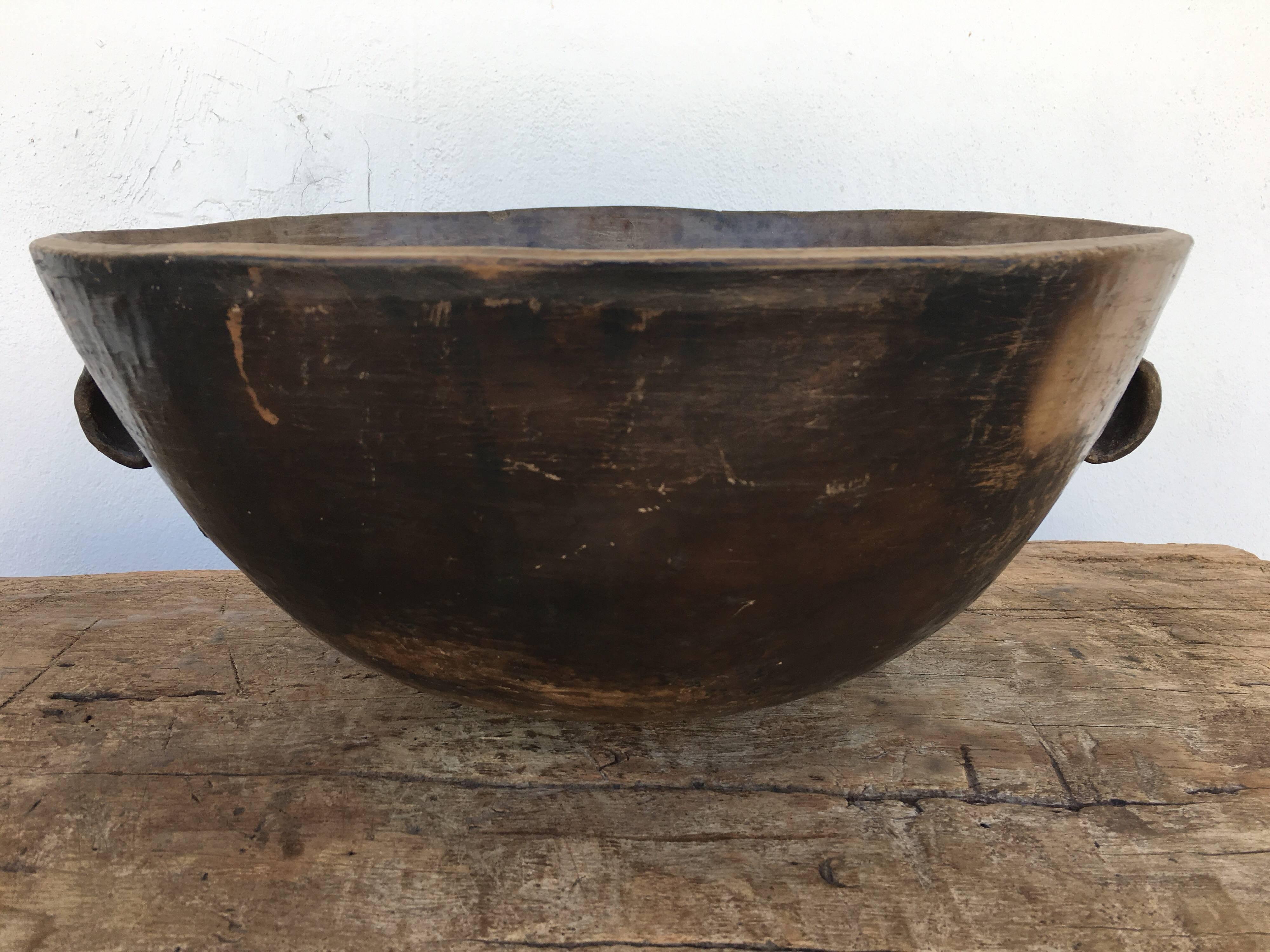 Primitive Terracotta Bowl from Mexico