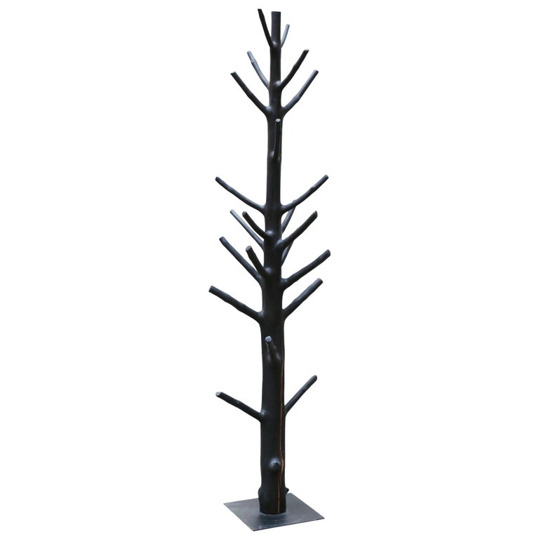Blackened Lemon Tree Coat Rack For Sale at 1stDibs