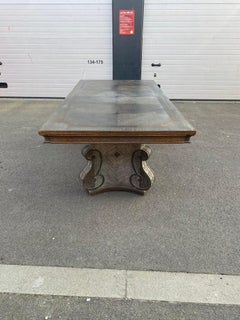 Blackened Oak Art Deco Table, circa 1940/1950
