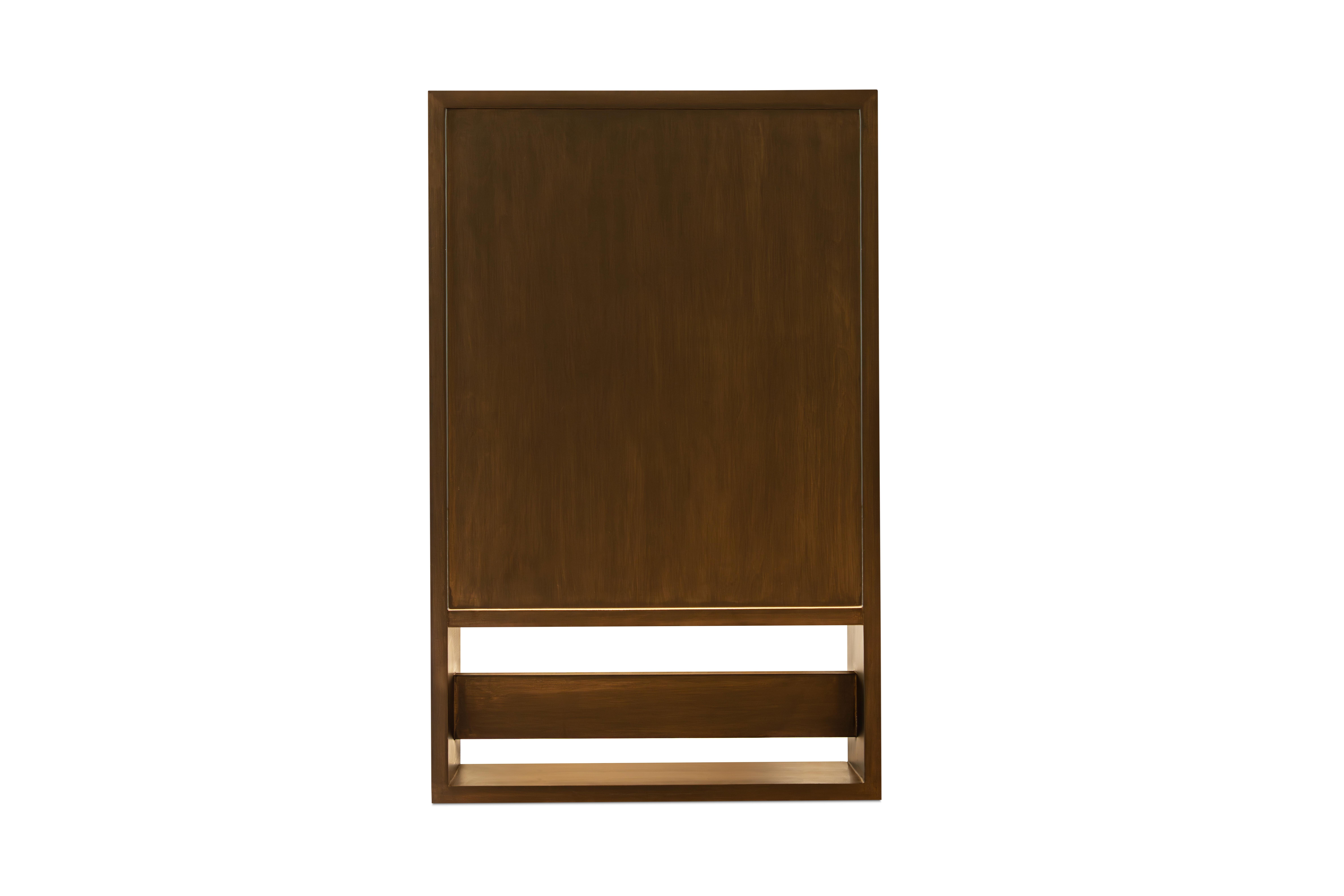 Credenza su misura in quercia annerita