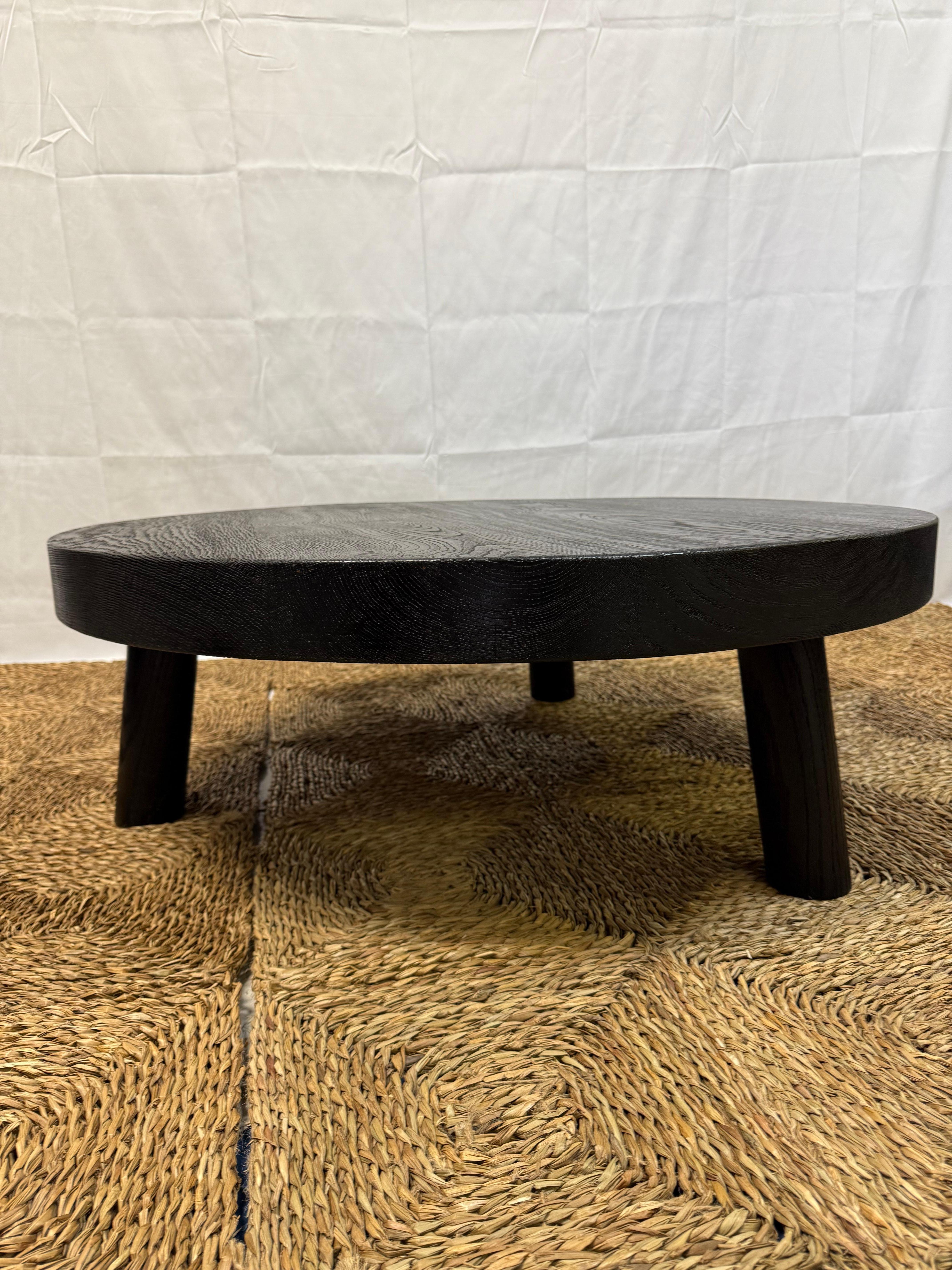 Britannique Table basse sur mesure en Oak noirci en vente