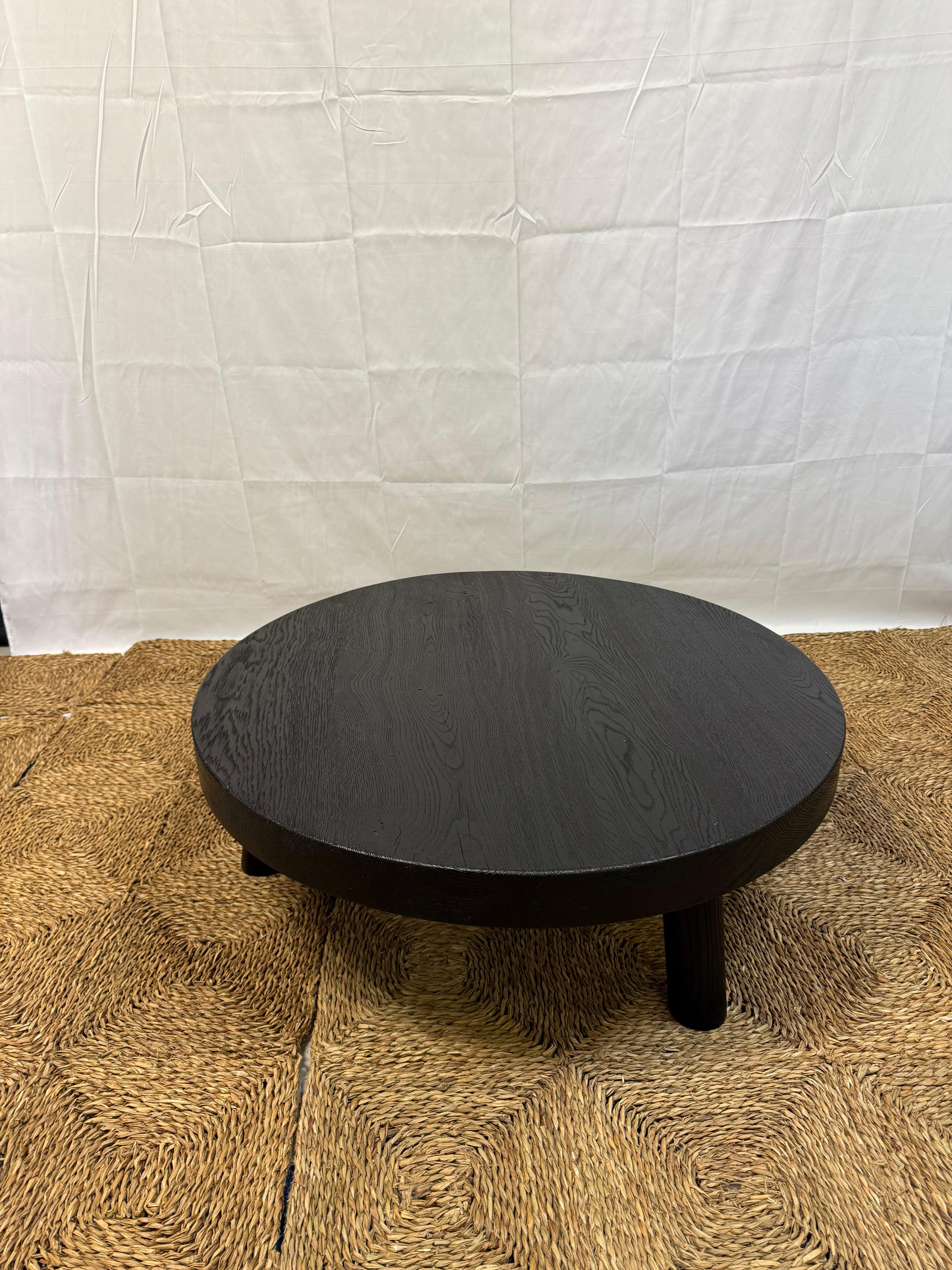 XXIe siècle et contemporain Table basse sur mesure en Oak noirci en vente