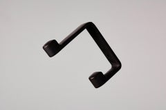Contemporary Blackened Ribbon Hook by Henry Wilson