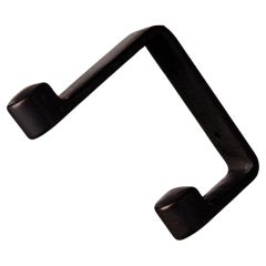 Contemporary Blackened Ribbon Hook von Henry Wilson