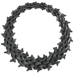 Blackened Silver Links Necklace