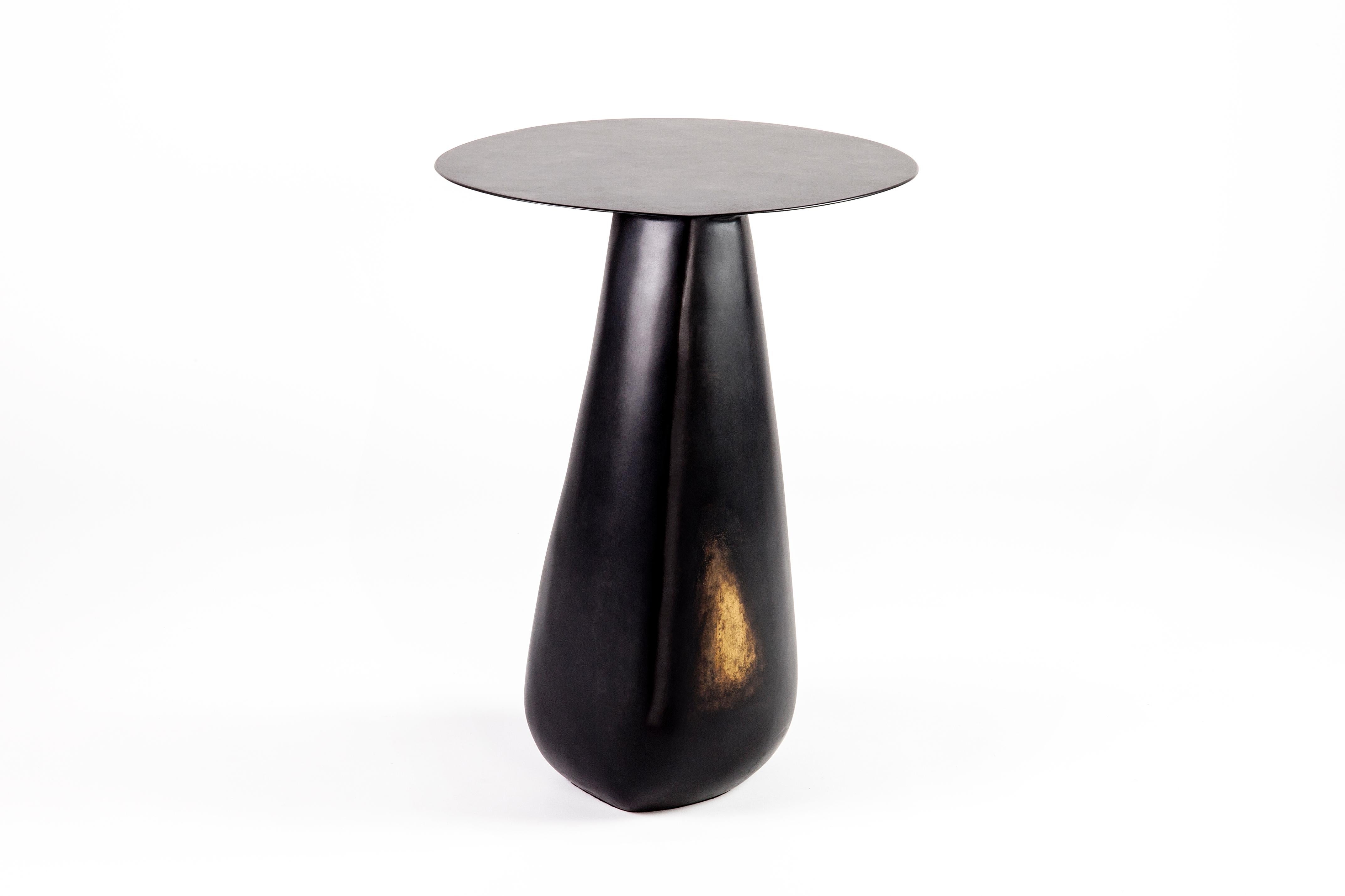 Blackened Steel Dionis Side Table by Konekt Furniture In New Condition In Geneve, CH