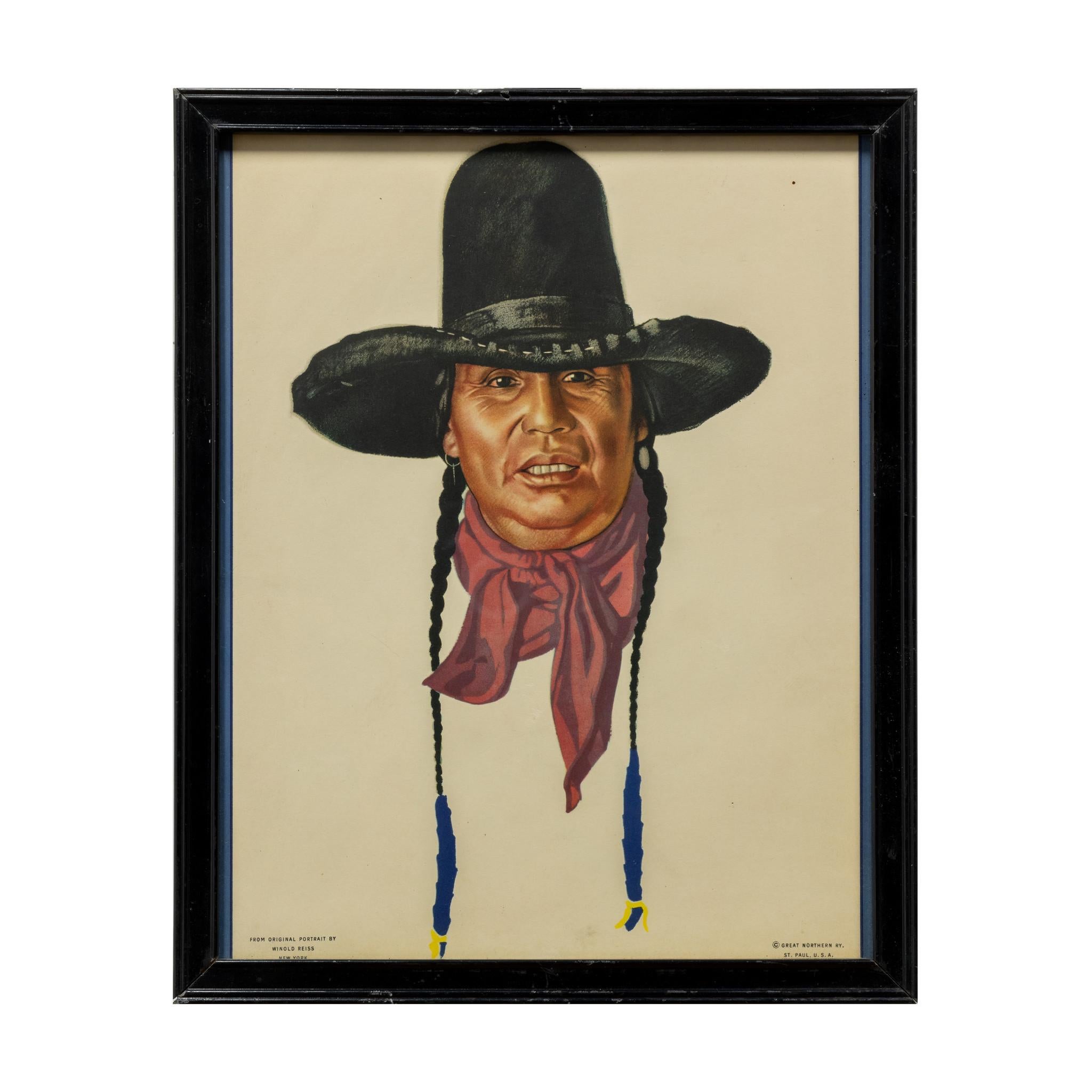 Blackfeet Indians Prints by Weinhold Reis For Sale 4