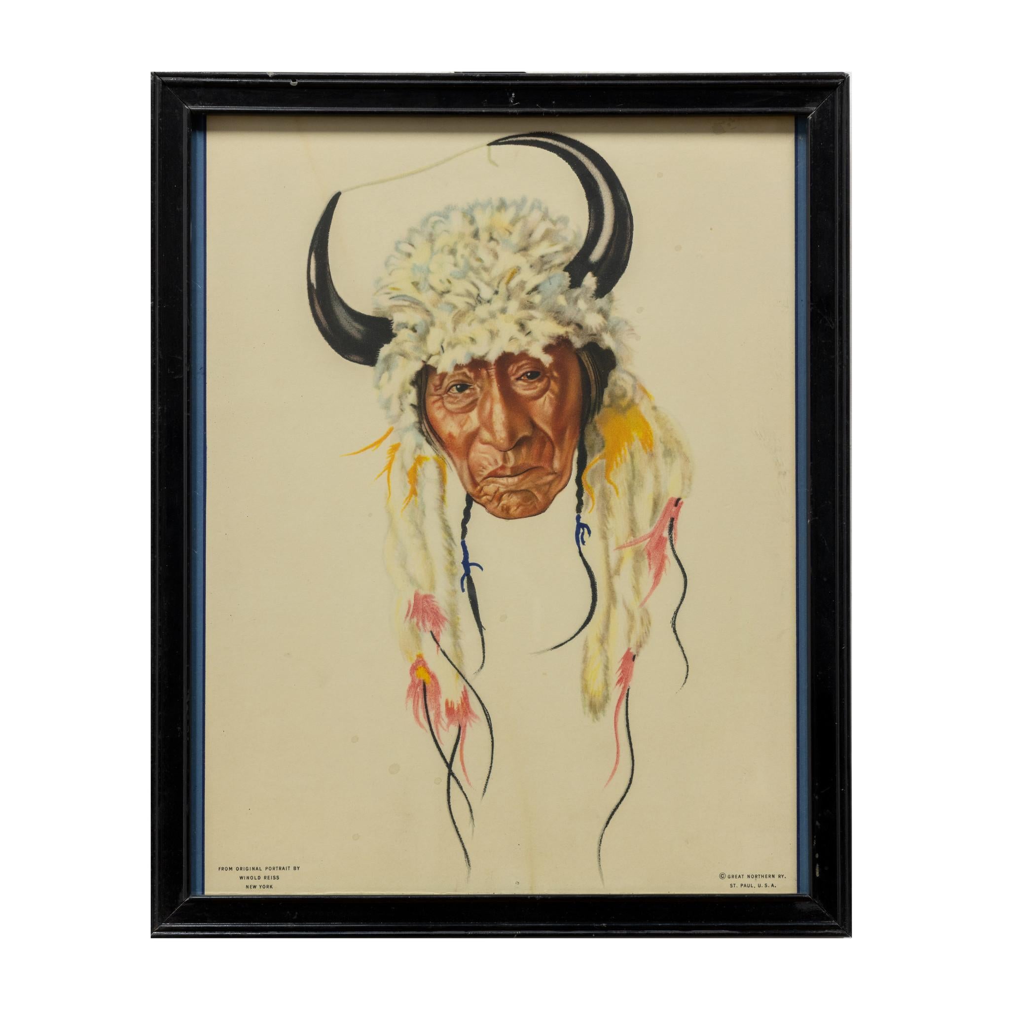 Blackfeet Indians Prints by Weinhold Reis For Sale 5