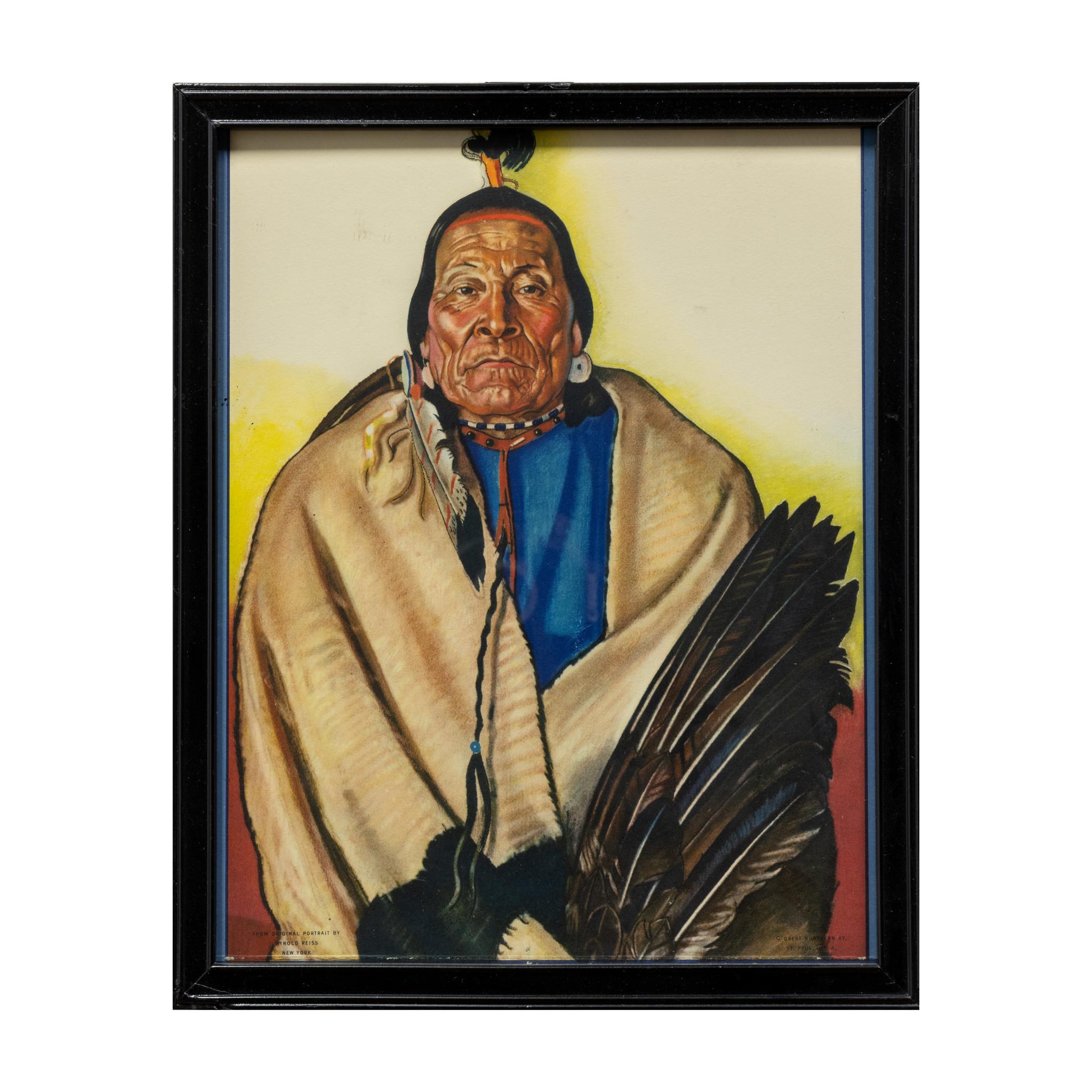 Other Blackfeet Indians Prints by Weinhold Reis For Sale