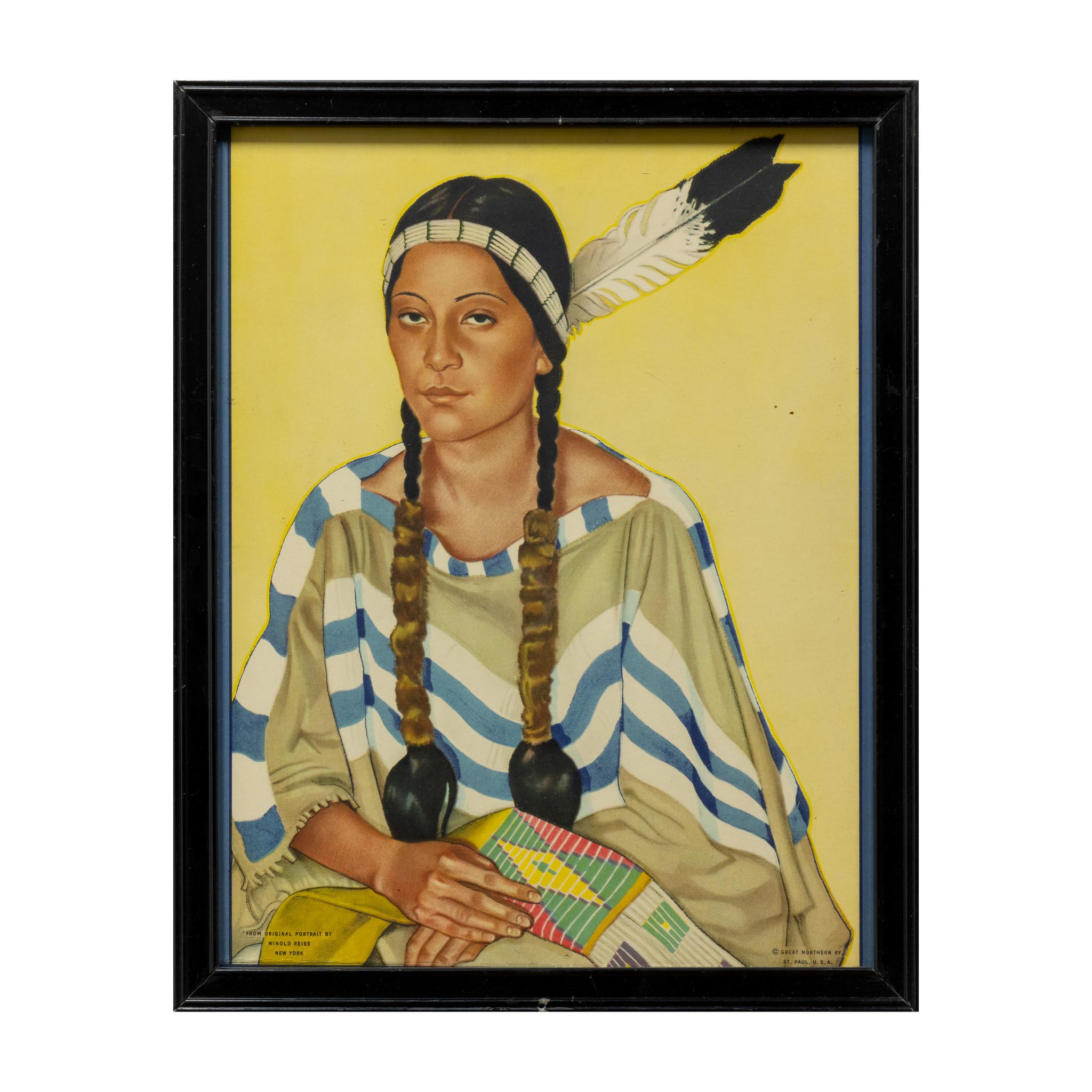 Blackfeet Indians Prints by Weinhold Reis For Sale 1