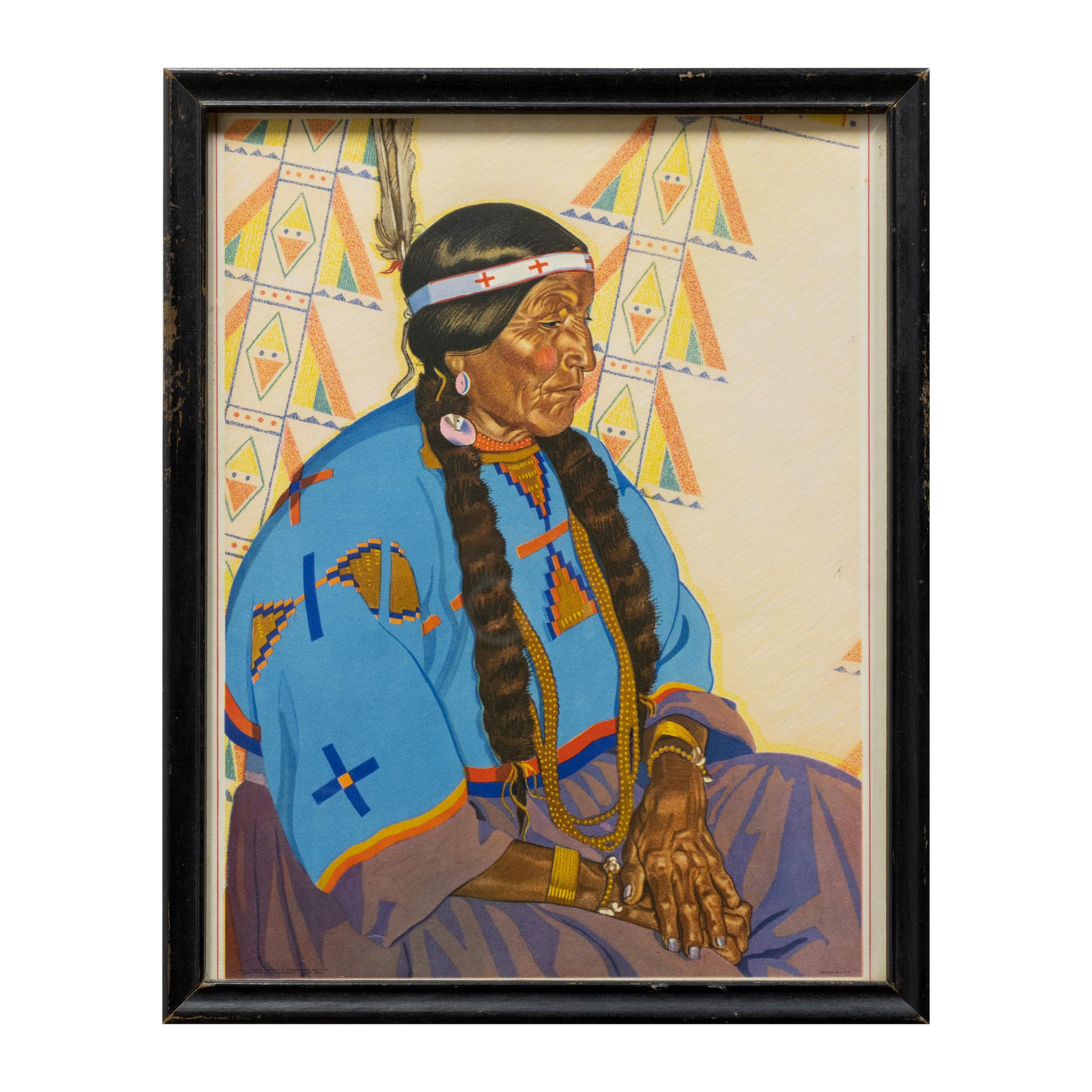 Blackfeet Indians Prints by Weinhold Reis For Sale 3