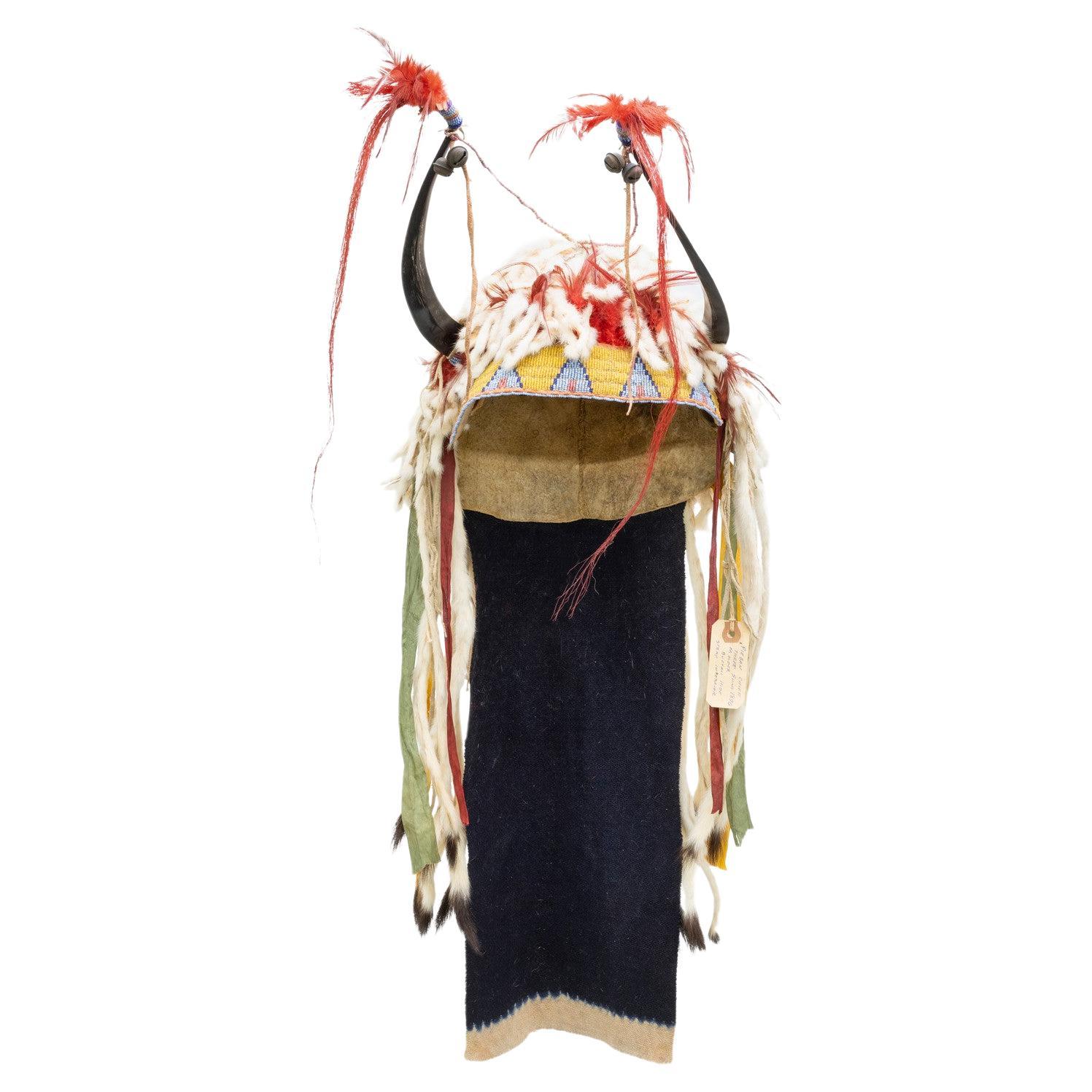 Bonnet en corne fendue Blackfeet